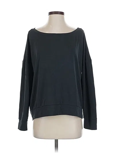 Pre-owned Fabletics 3/4 Sleeve T-shirt In Gray