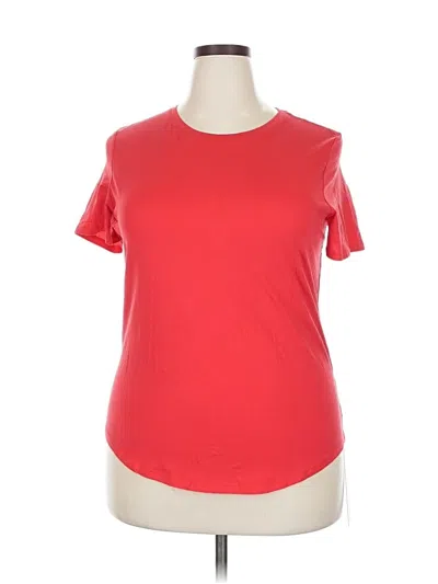 Crz Yoga Short Sleeve T-shirt In Red