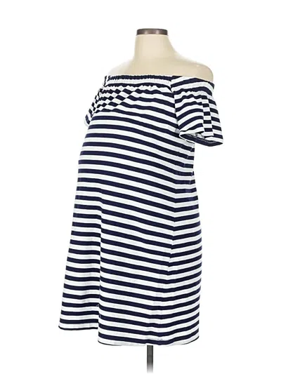 Pre-owned Motherhood Casual Dress In Blue