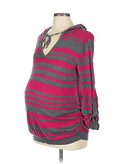 Pre-owned Motherhood Pullover Sweater In Pink