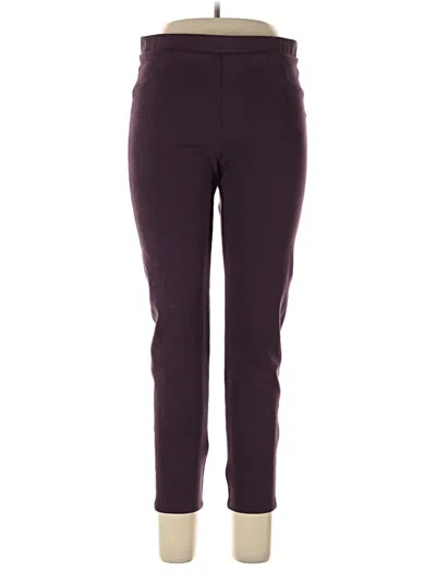 Pre-owned Karen Kane Active Pants In Purple