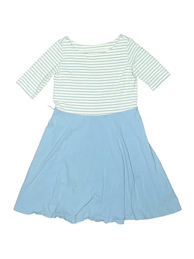 Pre-owned Hope & Henry Kids' Dress In Blue