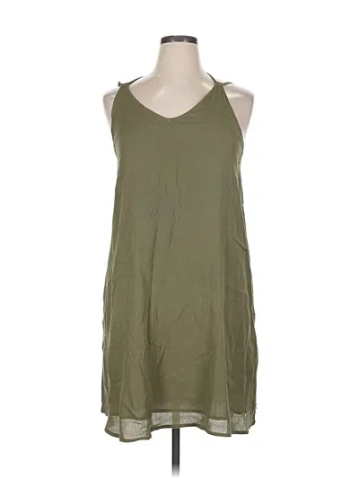 Pre-owned Roxy Casual Dress In Green