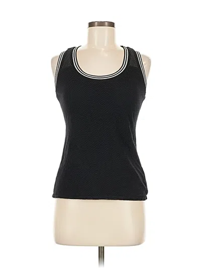 Pre-owned Michael Stars Tank Top Black Crew Neck Tops