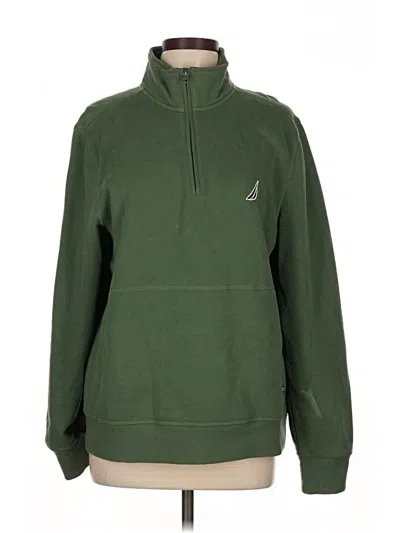 Pre-owned Nautica Sweatshirt In Green