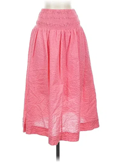 Pre-owned Ayr Casual Skirt In Pink