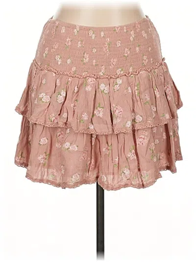 Pre-owned Lucky Brand Casual Skirt In Pink