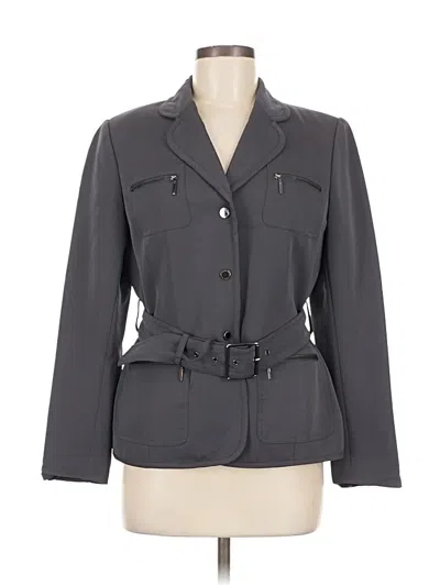 Pre-owned Anne Klein Jacket In Gray