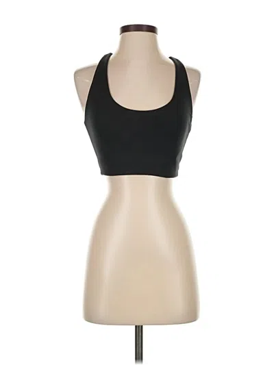 Pre-owned Girlfriend Collective Tank Top Black Halter Neckline Tops