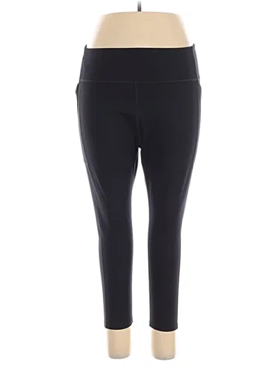 Pre-owned Girlfriend Collective Active Pants In Black