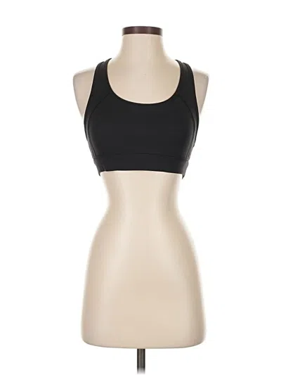 Pre-owned Bandier Sports Bra In Black