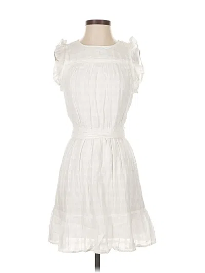 Pre-owned Bella Dahl Casual Dress In White