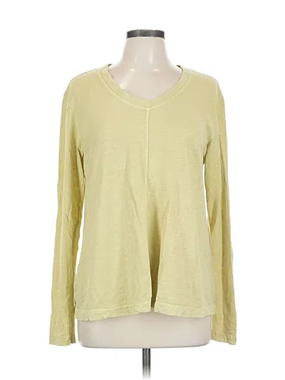 Pre-owned Wilt Long Sleeve Top Green V Neck Tops