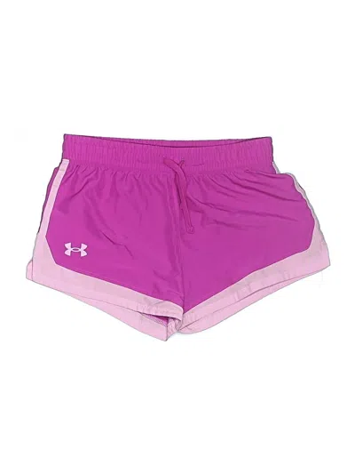 Pre-owned Under Armour Kids' Athletic Shorts In Purple