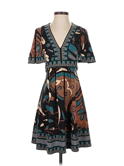 Pre-owned Bcbgmaxazria Cocktail Dress In Brown