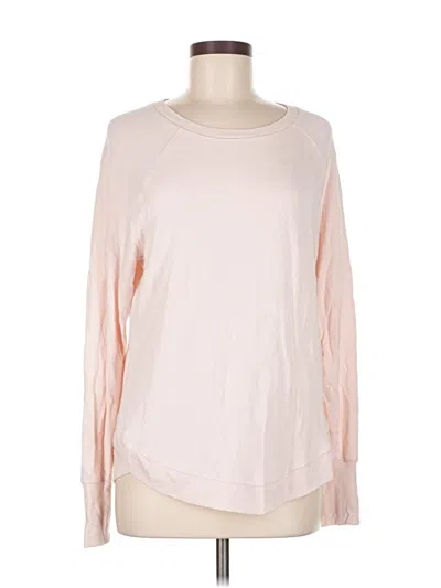 Pre-owned Athleta Long Sleeve T-shirt In Pink