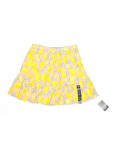 Pre-owned Lands' End Kids'  Skort In Yellow