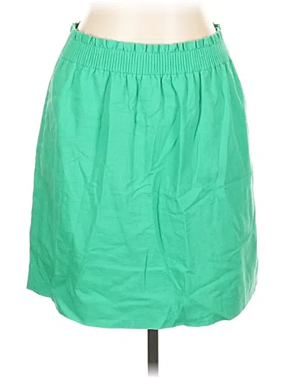 Pre-owned J.crew Factory Store Casual Skirt In Green