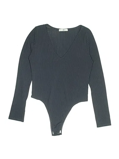 Pre-owned Missguided Bodysuit In Blue