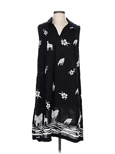 Pre-owned Assorted Brands Casual Dress In Black