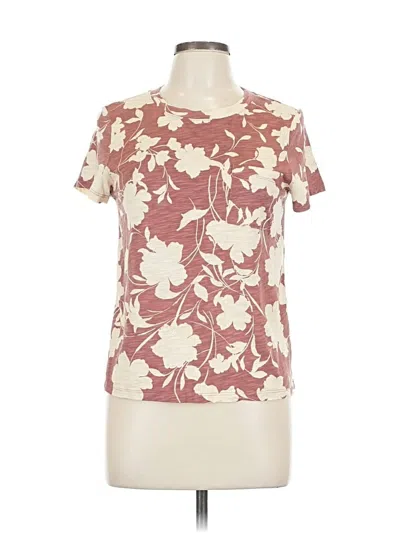 Pre-owned Sanctuary Short Sleeve T-shirt In Burgundy