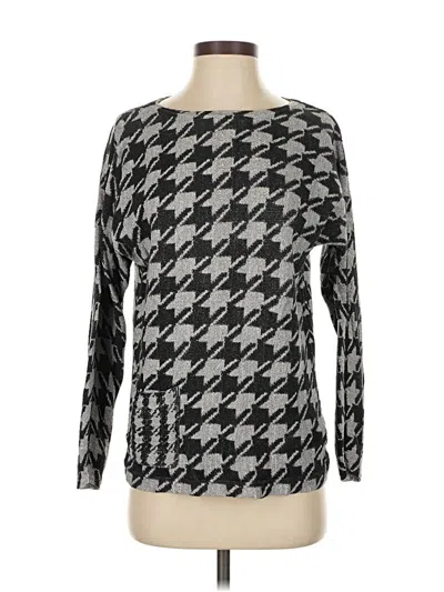 Pre-owned Jjill Pullover Sweater In Silver