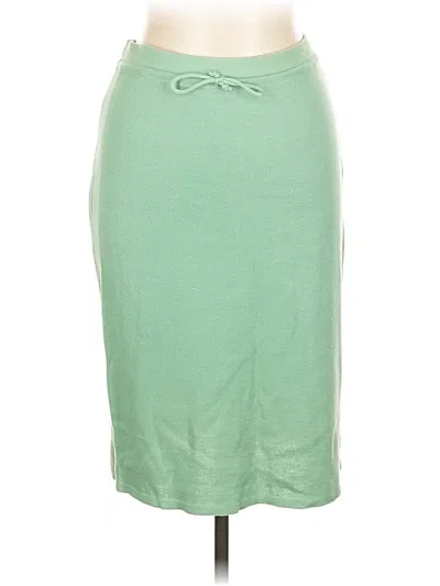 Pre-owned Anne Klein Ii Casual Skirt In Green