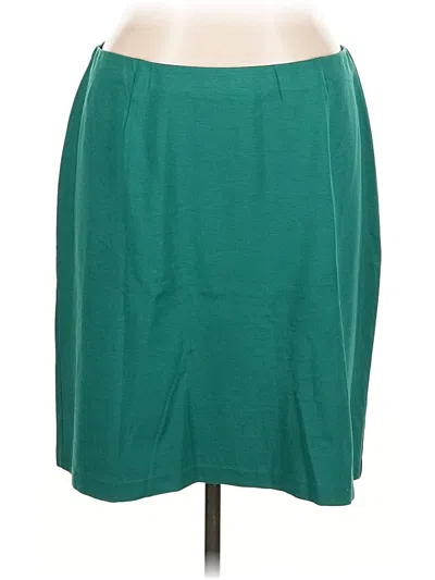 Pre-owned Jjill Casual Skirt In Blue