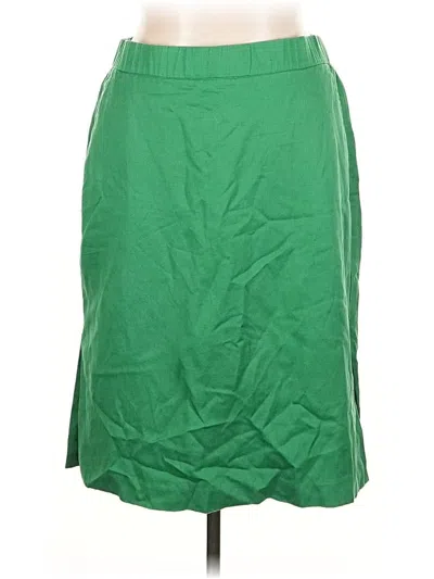 Pre-owned Ann Taylor Casual Skirt In Green