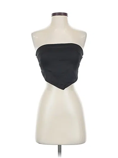 Pre-owned Adika Tube Top Black Strapless Neckline Tops
