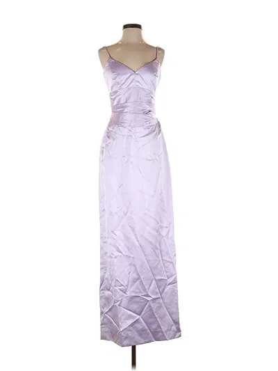 Pre-owned Nicole Miller Cocktail Dress In Silver