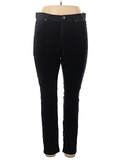 Pre-owned Jjill Casual Pants In Black