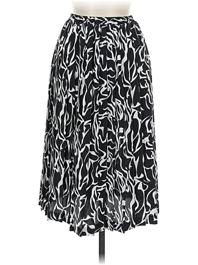 Pre-owned Leslie Fay Casual Skirt In Black