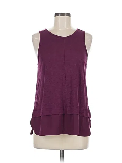 Pre-owned J.crew Factory Store Sleeveless Top Purple Halter Neckline Tops