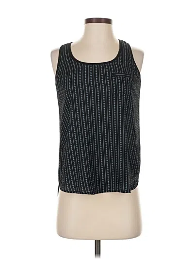 Pre-owned Ann Taylor Loft Tank Top Black Halter Neckline Tops