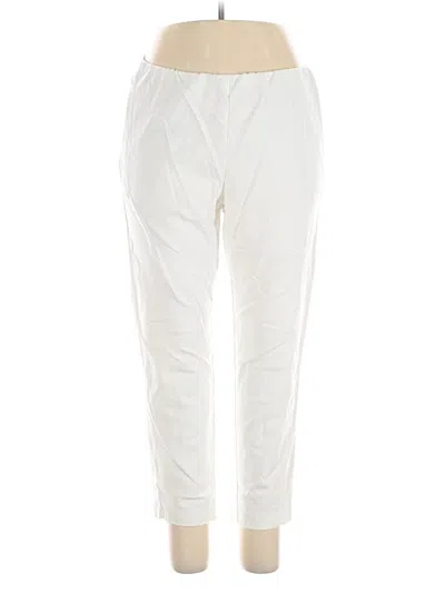 Pre-owned Jjill Casual Pants In White