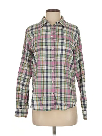 Pre-owned Lucky Brand Long Sleeve Button Down Shirt In Pink