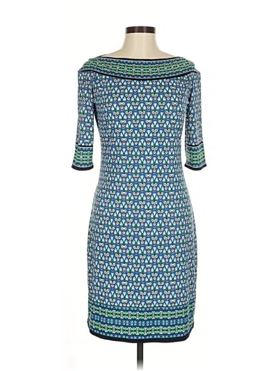 Pre-owned Max Studio Casual Dress In Blue