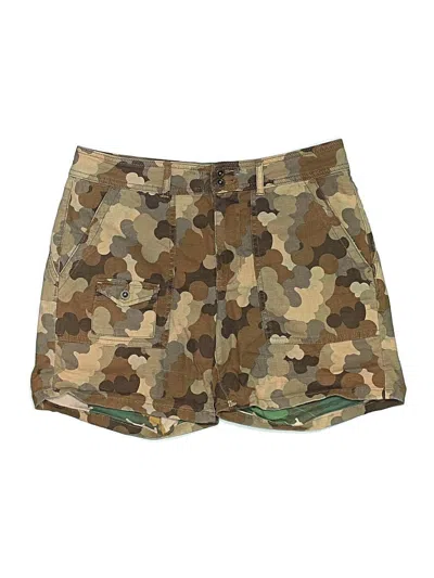 Pre-owned By Anthropologie Khaki Shorts In Brown