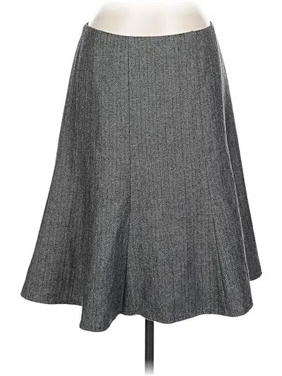 Pre-owned Dressbarn Casual Skirt In Gray