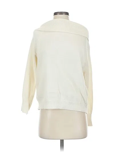 Pre-owned Emory Park Turtleneck Sweater In White