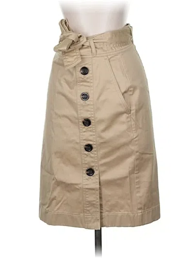 Pre-owned Ann Taylor Casual Skirt In Brown