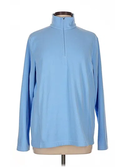 Pre-owned Lands' End Turtleneck Sweater In Blue