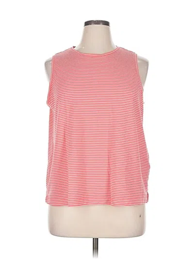 Pre-owned Lands' End Sleeveless T-shirt In Red