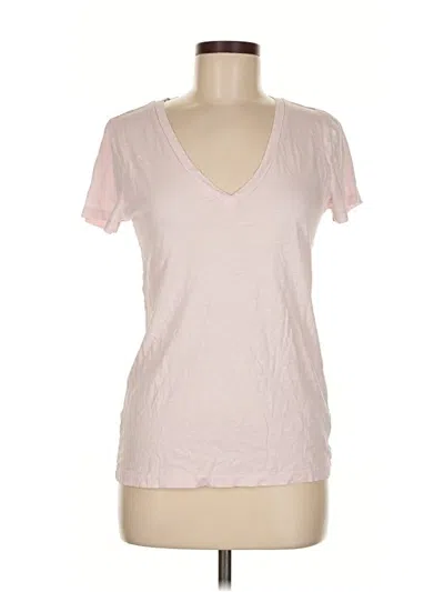 Pre-owned J.crew Factory Store Short Sleeve T-shirt In Pink