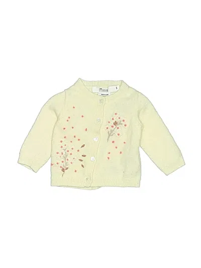Pre-owned Bonpoint Babies' Cardigan Sweater In White