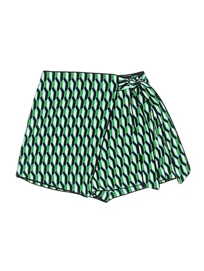 Pre-owned Diane Von Furstenburg For Target Skort In Green