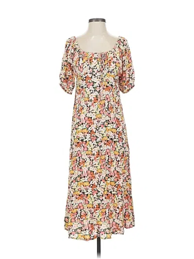 Pre-owned Billabong Casual Dress In White