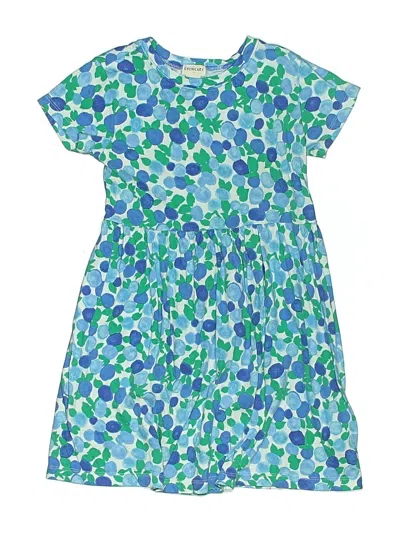 Pre-owned Crewcuts Outlet Kids' Dress In Blue