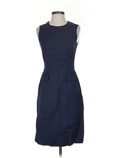Pre-owned Boss By Hugo Boss Cocktail Dress In Blue